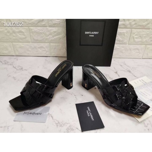 Cheap Yves Saint Laurent YSL Slippers For Women #501034 Replica Wholesale [$69.00 USD] [ITEM#501034] on Replica Yves Saint Laurent YSL Slippers
