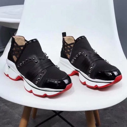 Cheap Christian Louboutin CL Shoes For Women #501268 Replica Wholesale [$118.00 USD] [ITEM#501268] on Replica Christian Louboutin Casual Shoes