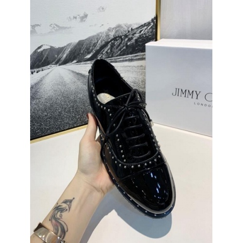 Cheap Jimmy Choo Casual Shoes For Women #502213 Replica Wholesale [$85.00 USD] [ITEM#502213] on Replica Jimmy Choo Fashion Shoes