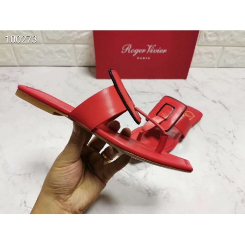 Cheap Roger Vivier RV Slippers For Women #502261 Replica Wholesale [$69.00 USD] [ITEM#502261] on Replica Roger Vivier Fashion Slippers