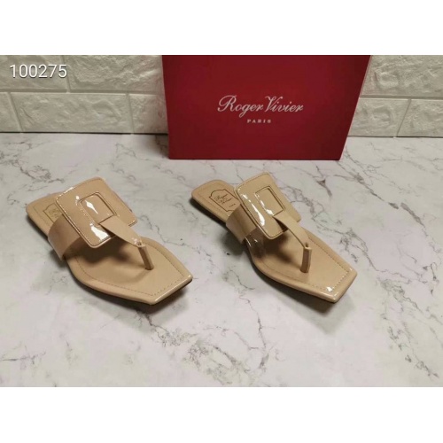 Cheap Roger Vivier RV Slippers For Women #502264 Replica Wholesale [$69.00 USD] [ITEM#502264] on Replica Roger Vivier Fashion Slippers