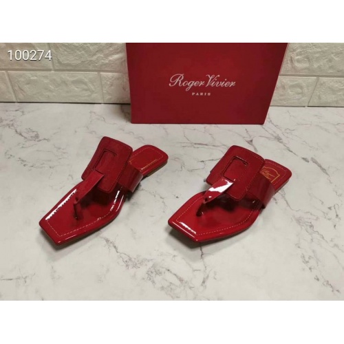 Cheap Roger Vivier RV Slippers For Women #502267 Replica Wholesale [$69.00 USD] [ITEM#502267] on Replica Roger Vivier Fashion Slippers
