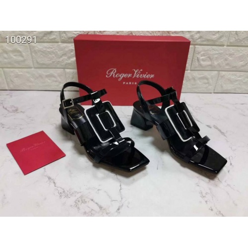 Cheap Roger Vivier RV Sandal For Women #502269 Replica Wholesale [$69.00 USD] [ITEM#502269] on Replica Roger Vivier Fashion Slippers