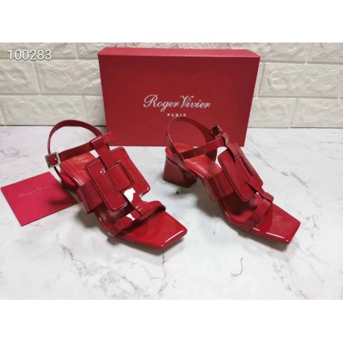 Cheap Roger Vivier RV Sandal For Women #502277 Replica Wholesale [$69.00 USD] [ITEM#502277] on Replica Roger Vivier Fashion Slippers