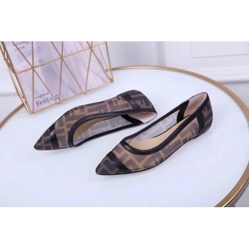 Cheap Fendi Flat Shoes For Women #502307 Replica Wholesale [$75.00 USD] [ITEM#502307] on Replica Fendi Casual Shoes