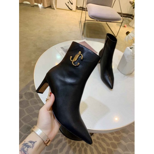Cheap Jimmy Choo Fashion Boots For Women #502334 Replica Wholesale [$95.00 USD] [ITEM#502334] on Replica Jimmy Choo Boots