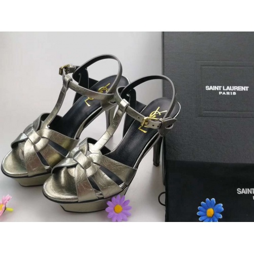 Cheap Yves Saint Laurent YSL Sandal For Women #502536 Replica Wholesale [$85.00 USD] [ITEM#502536] on Replica Yves Saint Laurent YSL Sandal