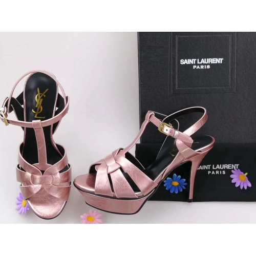 Cheap Yves Saint Laurent YSL Sandal For Women #502539 Replica Wholesale [$85.00 USD] [ITEM#502539] on Replica Yves Saint Laurent YSL Sandal