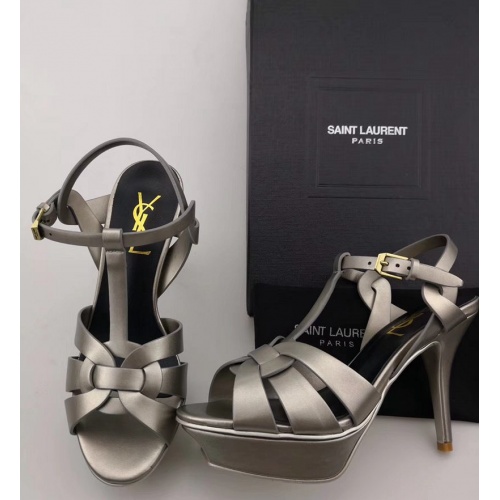 Cheap Yves Saint Laurent YSL Sandal For Women #502575 Replica Wholesale [$85.00 USD] [ITEM#502575] on Replica Yves Saint Laurent YSL Sandal
