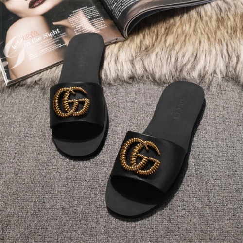 Cheap Gucci Fashion Slippers For Women #502966 Replica Wholesale [$60.00 USD] [ITEM#502966] on Replica Gucci Slippers