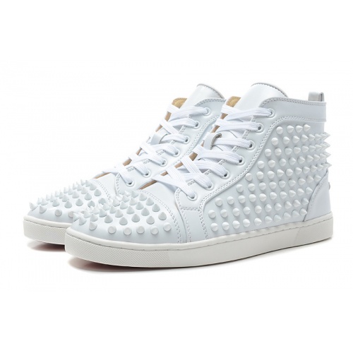 Cheap Christian Louboutin CL High Tops Shoes For Men #502983 Replica Wholesale [$85.00 USD] [ITEM#502983] on Replica Christian Louboutin High Top Shoes