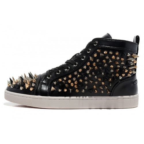 Cheap Christian Louboutin CL High Tops Shoes For Women #503029 Replica Wholesale [$88.00 USD] [ITEM#503029] on Replica Christian Louboutin High Top Shoes