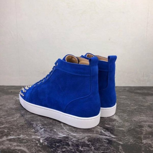 Cheap Christian Louboutin CL High Tops Shoes For Women #503169 Replica Wholesale [$85.00 USD] [ITEM#503169] on Replica Christian Louboutin High Top Shoes
