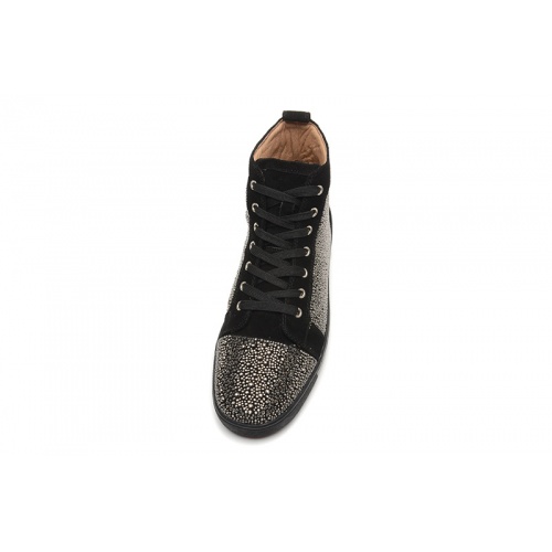Cheap Christian Louboutin CL High Tops Shoes For Men #503180 Replica Wholesale [$85.00 USD] [ITEM#503180] on Replica Christian Louboutin High Top Shoes