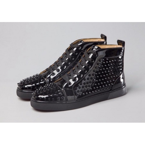 Cheap Christian Louboutin CL High Tops Shoes For Men #503184 Replica Wholesale [$85.00 USD] [ITEM#503184] on Replica Christian Louboutin High Top Shoes