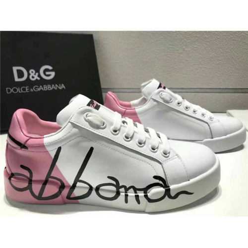 Cheap Dolce &amp; Gabbana D&amp;G Casual Shoes For Women #503204 Replica Wholesale [$80.00 USD] [ITEM#503204] on Replica Dolce &amp; Gabbana D&amp;G Casual Shoes