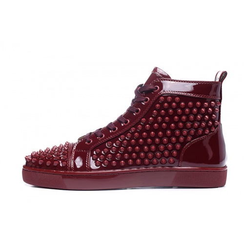 Cheap Christian Louboutin CL High Tops Shoes For Men #503208 Replica Wholesale [$85.00 USD] [ITEM#503208] on Replica Christian Louboutin High Top Shoes