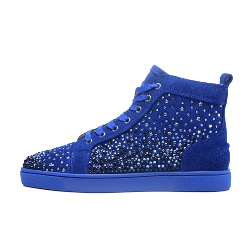 Cheap Christian Louboutin CL High Tops Shoes For Men #503209 Replica Wholesale [$85.00 USD] [ITEM#503209] on Replica Christian Louboutin High Top Shoes