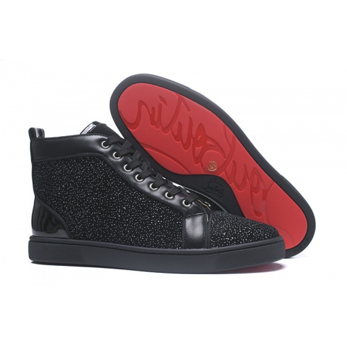 Cheap Christian Louboutin CL High Tops Shoes For Men #503210 Replica Wholesale [$85.00 USD] [ITEM#503210] on Replica Christian Louboutin High Top Shoes