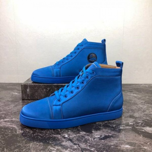 Cheap Christian Louboutin CL High Tops Shoes For Women #503218 Replica Wholesale [$85.00 USD] [ITEM#503218] on Replica Christian Louboutin High Top Shoes