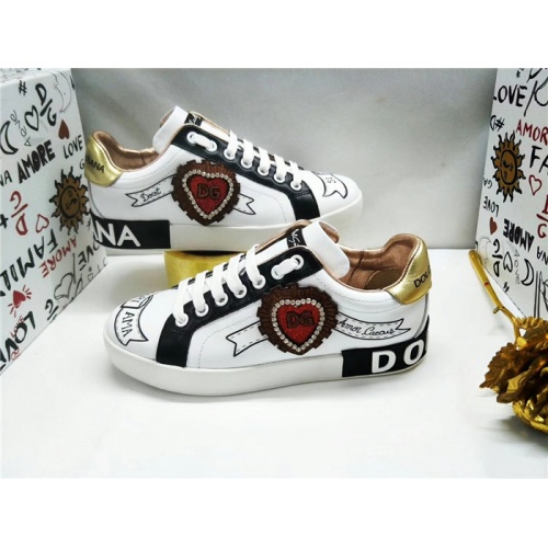 Cheap Dolce &amp; Gabbana D&amp;G Casual Shoes For Women #503226 Replica Wholesale [$92.00 USD] [ITEM#503226] on Replica Dolce &amp; Gabbana D&amp;G Casual Shoes