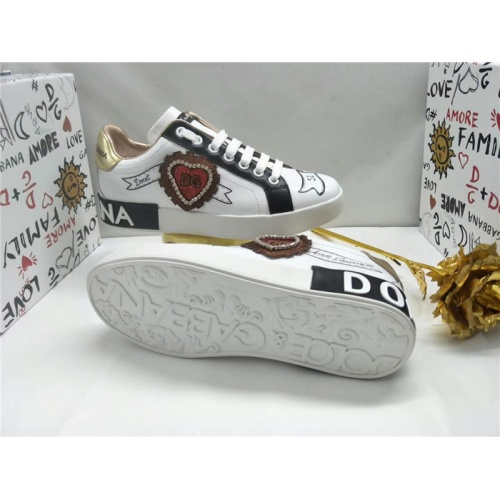 Cheap Dolce &amp; Gabbana D&amp;G Casual Shoes For Women #503226 Replica Wholesale [$92.00 USD] [ITEM#503226] on Replica Dolce &amp; Gabbana D&amp;G Casual Shoes