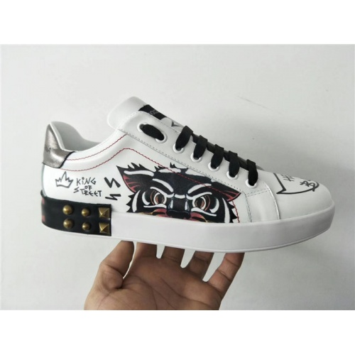 Cheap Dolce &amp; Gabbana D&amp;G Casual Shoes For Women #503229 Replica Wholesale [$85.00 USD] [ITEM#503229] on Replica Dolce &amp; Gabbana D&amp;G Casual Shoes