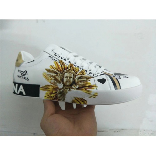 Cheap Dolce &amp; Gabbana D&amp;G Casual Shoes For Women #503233 Replica Wholesale [$85.00 USD] [ITEM#503233] on Replica Dolce &amp; Gabbana D&amp;G Casual Shoes