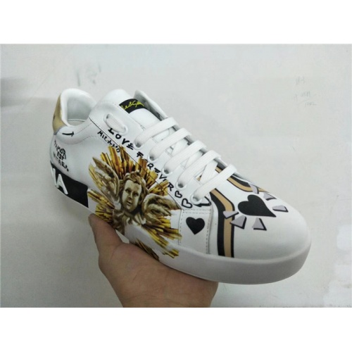 Cheap Dolce &amp; Gabbana D&amp;G Casual Shoes For Women #503233 Replica Wholesale [$85.00 USD] [ITEM#503233] on Replica Dolce &amp; Gabbana D&amp;G Casual Shoes