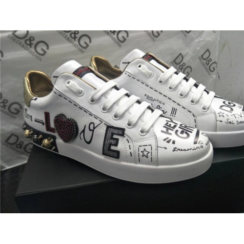 Cheap Dolce &amp; Gabbana D&amp;G Casual Shoes For Men #503252 Replica Wholesale [$88.00 USD] [ITEM#503252] on Replica Dolce &amp; Gabbana D&amp;G Casual Shoes