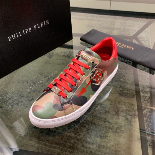 Cheap Philipp Plein Shoes For Men #504275 Replica Wholesale [$76.00 USD] [ITEM#504275] on Replica Philipp Plein PP Casual Shoes