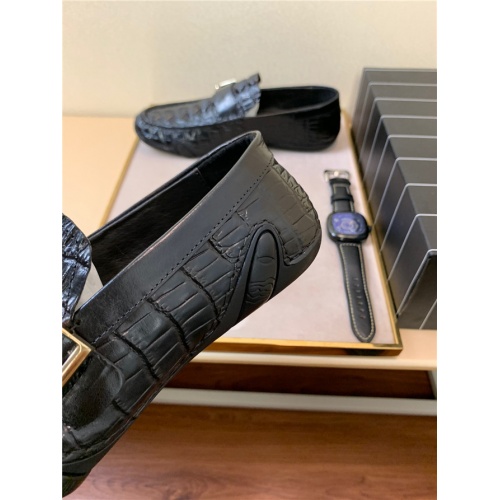 Cheap Philipp Plein PP Leather Shoes For Men #504290 Replica Wholesale [$82.00 USD] [ITEM#504290] on Replica Philipp Plein PP Leather Shoes