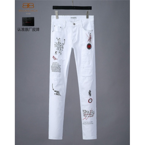 Cheap Balenciaga Jeans For Men #504629 Replica Wholesale [$50.00 USD] [ITEM#504629] on Replica Balenciaga Jeans