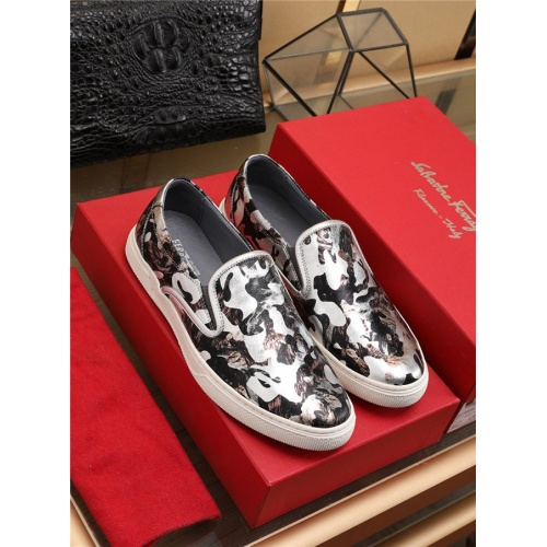 Cheap Salvatore Ferragamo Casual Shoes For Men #504992 Replica Wholesale [$80.00 USD] [ITEM#504992] on Replica Salvatore Ferragamo Casual Shoes