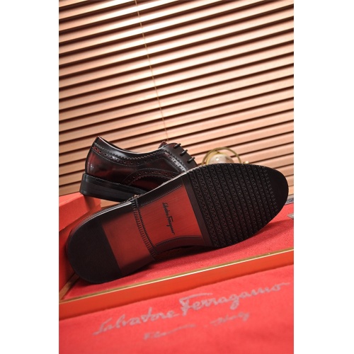Cheap Salvatore Ferragamo Leather Shoes For Men #505008 Replica Wholesale [$85.00 USD] [ITEM#505008] on Replica Salvatore Ferragamo Leather Shoes