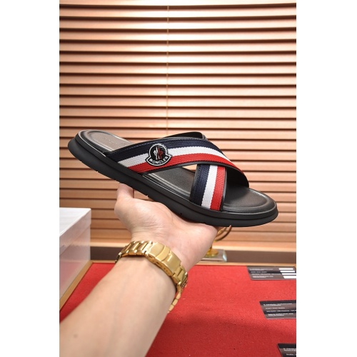 Cheap Moncler Slippers  Shoes For Men #505153 Replica Wholesale [$52.00 USD] [ITEM#505153] on Replica Moncler Shoes