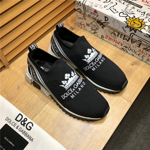 Cheap Dolce &amp; Gabbana D&amp;G Casual Shoes For Men #505347 Replica Wholesale [$76.00 USD] [ITEM#505347] on Replica Dolce &amp; Gabbana D&amp;G Casual Shoes