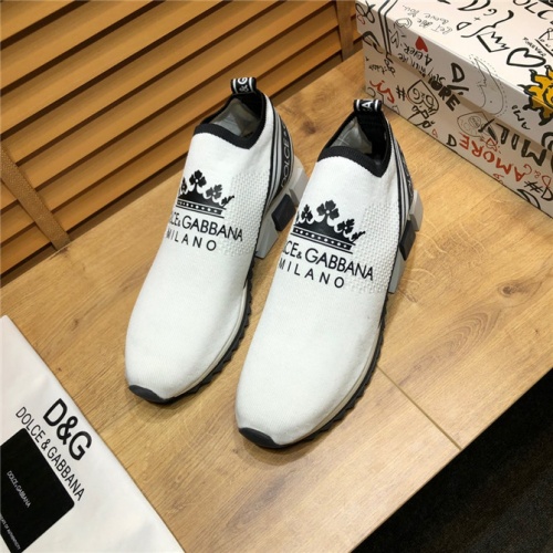 Cheap Dolce &amp; Gabbana D&amp;G Casual Shoes For Men #505349 Replica Wholesale [$76.00 USD] [ITEM#505349] on Replica Dolce &amp; Gabbana D&amp;G Casual Shoes