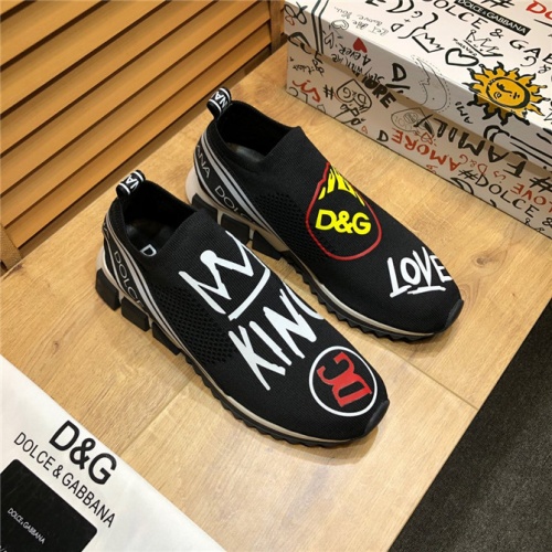 Cheap Dolce &amp; Gabbana D&amp;G Casual Shoes For Men #505352 Replica Wholesale [$72.00 USD] [ITEM#505352] on Replica Dolce &amp; Gabbana D&amp;G Casual Shoes