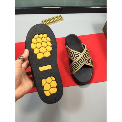 Cheap Versace Slippers For Men #505884 Replica Wholesale [$48.00 USD] [ITEM#505884] on Replica Versace Slippers
