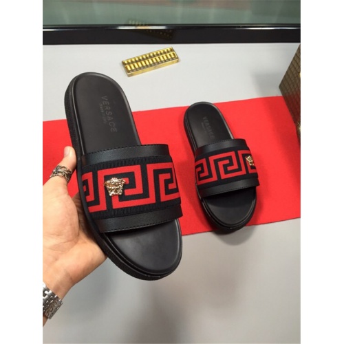 Cheap Versace Slippers For Men #505890 Replica Wholesale [$48.00 USD] [ITEM#505890] on Replica Versace Slippers