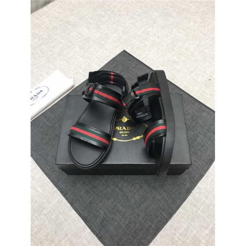 Cheap Prada Sandal For Men #506021 Replica Wholesale [$48.00 USD] [ITEM#506021] on Replica Prada Sandal