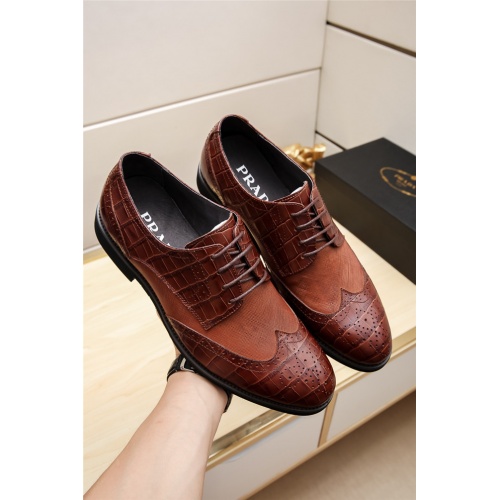 Cheap Prada Leather Shoes For Men #506074 Replica Wholesale [$80.00 USD] [ITEM#506074] on Replica Prada Leather Shoes
