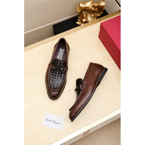 Cheap Ferragamo Leather Shoes For Men #506675 Replica Wholesale [$80.00 USD] [ITEM#506675] on Replica Salvatore Ferragamo Leather Shoes