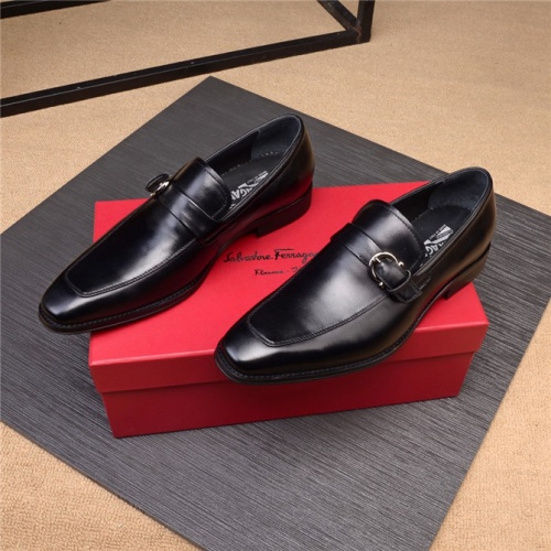 Cheap Ferragamo Leather Shoes For Men #506683 Replica Wholesale [$108.00 USD] [ITEM#506683] on Replica Salvatore Ferragamo Leather Shoes