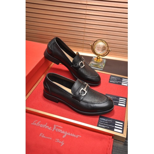 Cheap Salvatore Ferragamo Flat Shoes For Men #506691 Replica Wholesale [$92.00 USD] [ITEM#506691] on Replica Salvatore Ferragamo Flat Shoes