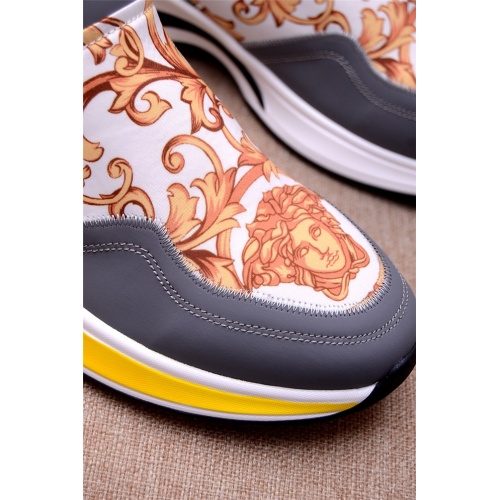 Cheap Versace Casual Shoes For Men #506982 Replica Wholesale [$80.00 USD] [ITEM#506982] on Replica Versace Flat Shoes