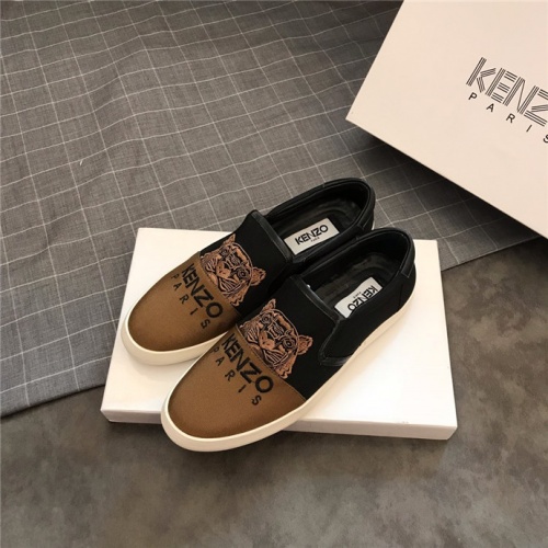Cheap Kenzo Casual Shoes For Men #507689 Replica Wholesale [$64.00 USD] [ITEM#507689] on Replica Kenzo Shoes