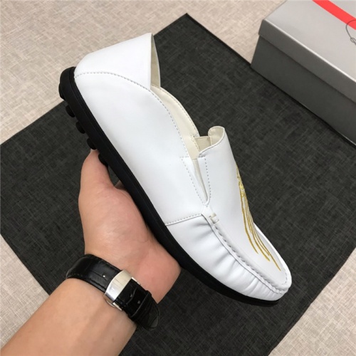 Cheap Prada Leather Shoes For Men #508166 Replica Wholesale [$76.00 USD] [ITEM#508166] on Replica Prada Leather Shoes