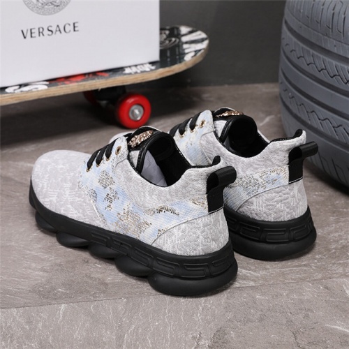 Cheap Versace Casual Shoes For Men #508641 Replica Wholesale [$82.00 USD] [ITEM#508641] on Replica Versace Flat Shoes